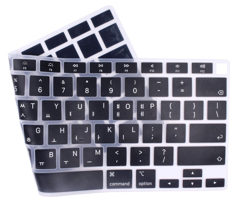 UHamn Korean Language Silicone Keyboard Cover Skin Protector Compatible 2020 Release MacBook Air 13 inch with Touch ID Model A2179 (not fit 2015-2019 Versions MacBook Air 13 A1369 A1466 A1932 - Image 3